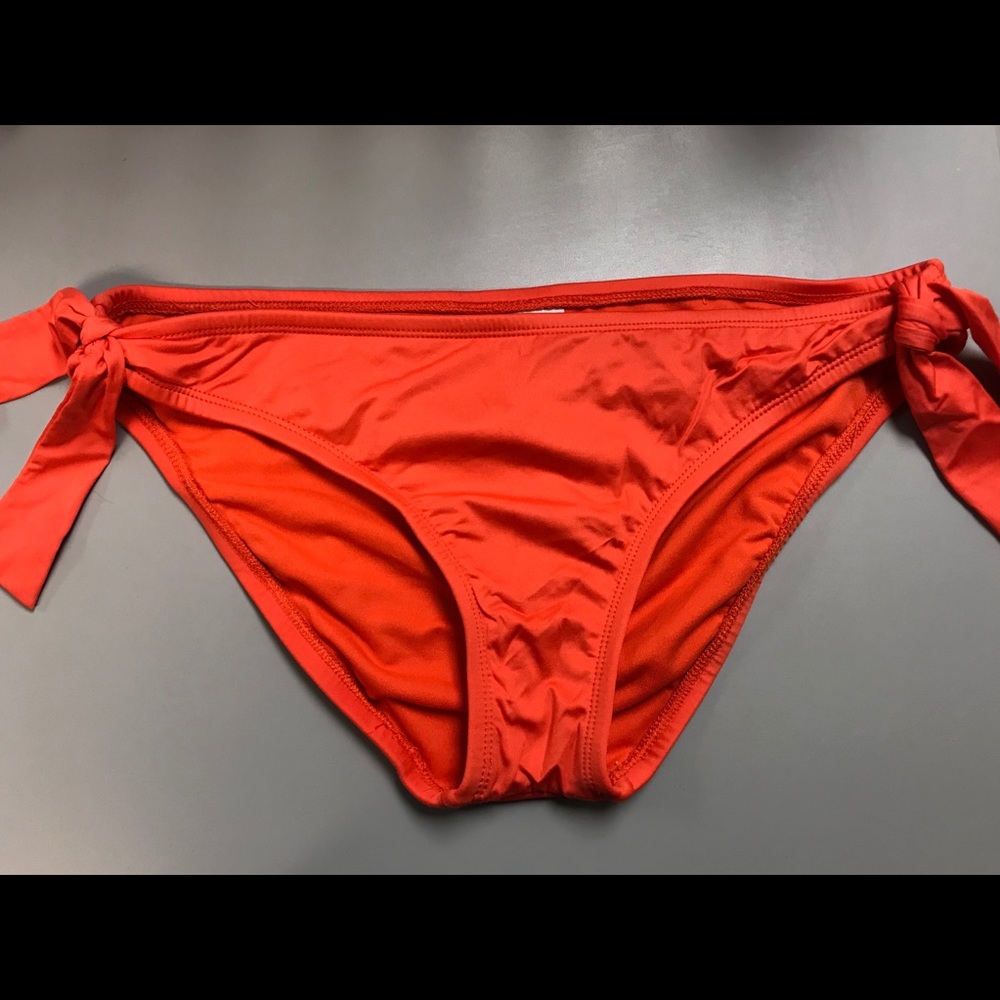 Orange swim bottom